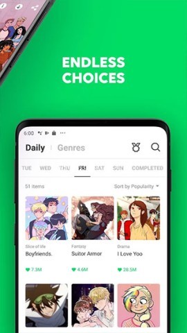 Webtoon韩版