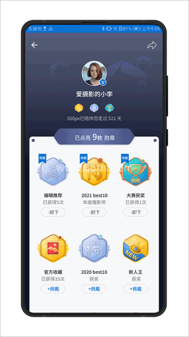 500px中国版