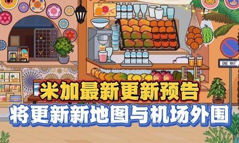 米加小镇世界机场与沙漠