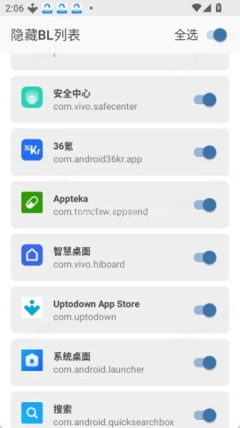 隐藏BL列表