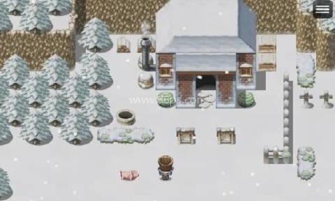 青色的雪之屋