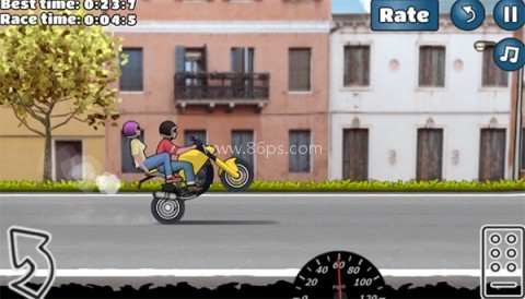 特技摩托车挑战（Wheelie Challenge）