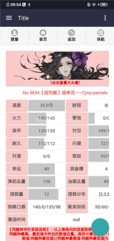 舰少资料库经验计算器