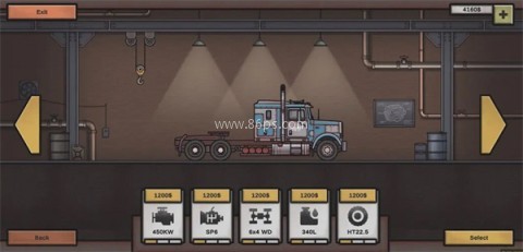 锈蚀卡车废土运输