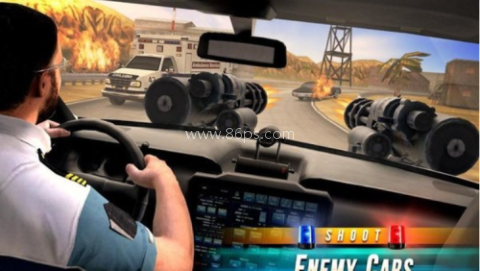 道路警车追逐赛