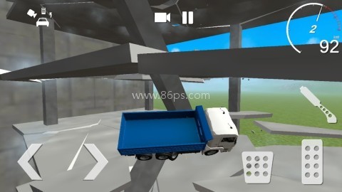 汽车与建筑物碰撞