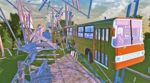 Bus Demolition Simulation
