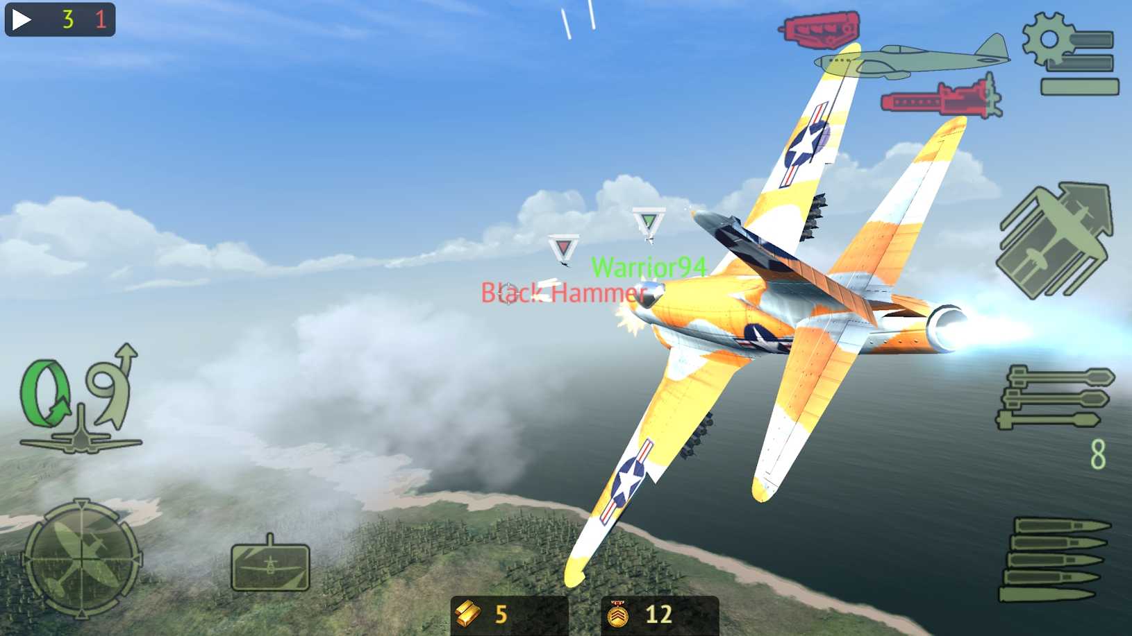 Warplanes: Online Combat（战斗机联机作战）