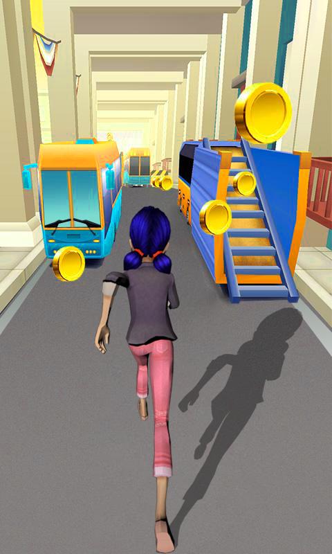 subway ladybug cat(地铁少女冒险冲刺3D)