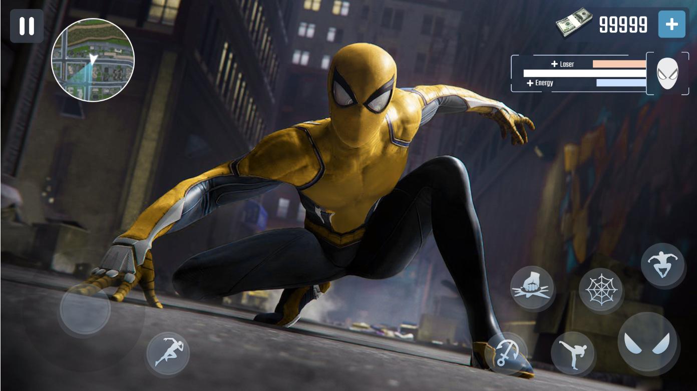 Spider Rope Hero(蜘蛛侠英雄黑帮之城)