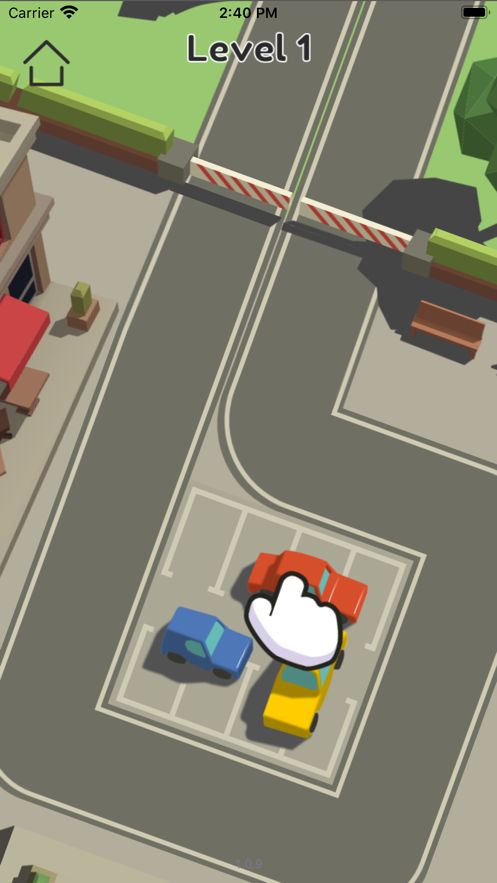 停车卡纸停车场拼图3D