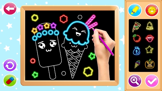 Glow drawing for kids（孩子们的发光绘画）