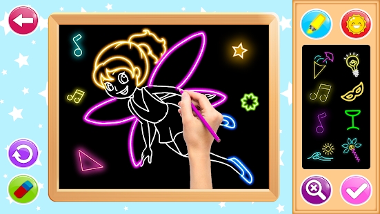 Glow drawing for kids（孩子们的发光绘画）