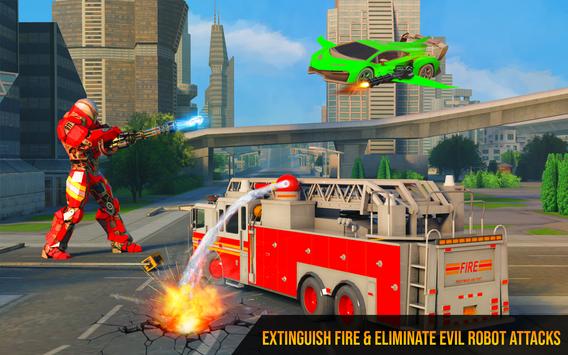 Flying Fire Truck Robot(飞行消防车变身机器人)