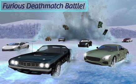 Furious Death Car Snow Racing: Armored Cars Battle