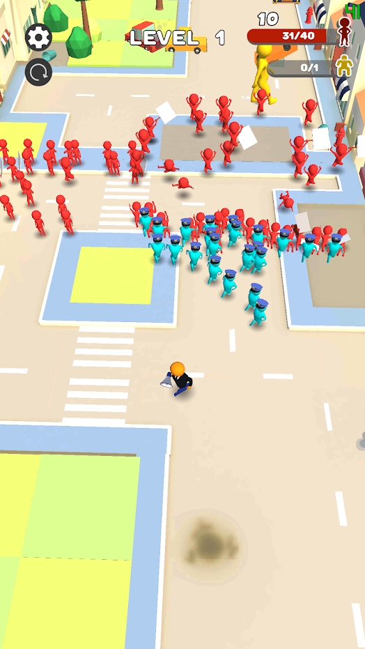 Cop Stop: Crowd Control（警察停止人群控制）