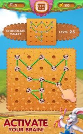 Toffee Line Puzzle(太妃糖绳拼图)