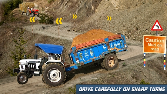 Tractor Trolley Cargo Farming Simulation Game