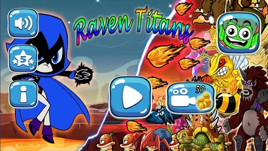 Raven Girl Tenny Titans Adventure World