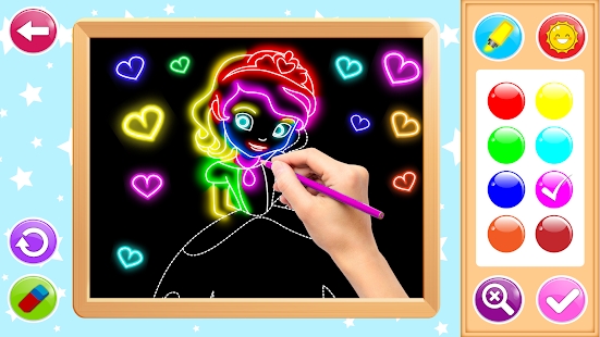 Glow drawing for kids（孩子们的发光绘画）