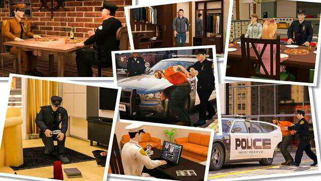 virtual police officer simulator: cops and robbers