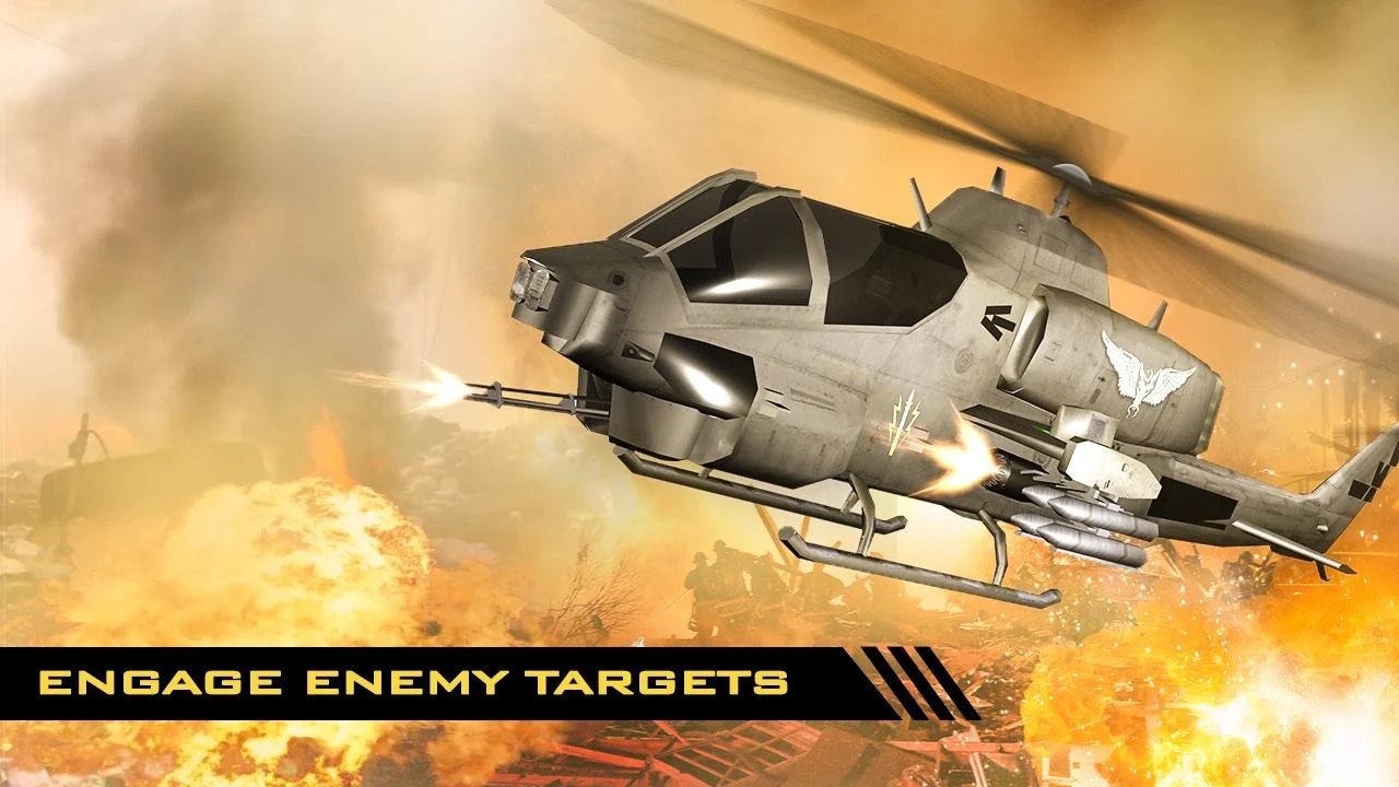 GUNSHIP COMBAT（炮舰战斗直升机3D空战）