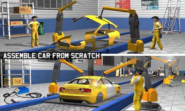 Sports Car Maker Factory: Auto Car Mechanic Games