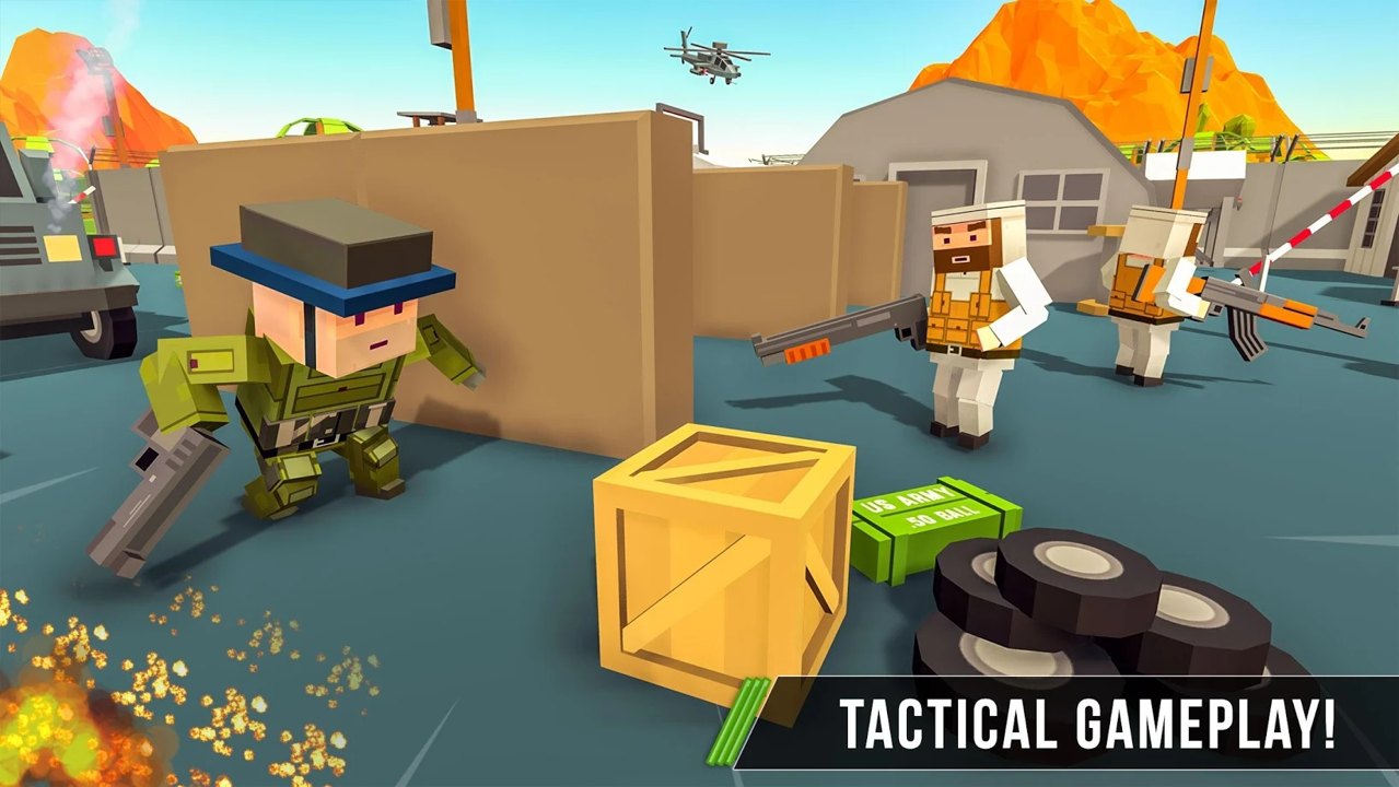 Blocky Army MOdern War Strike(像素军事基地)