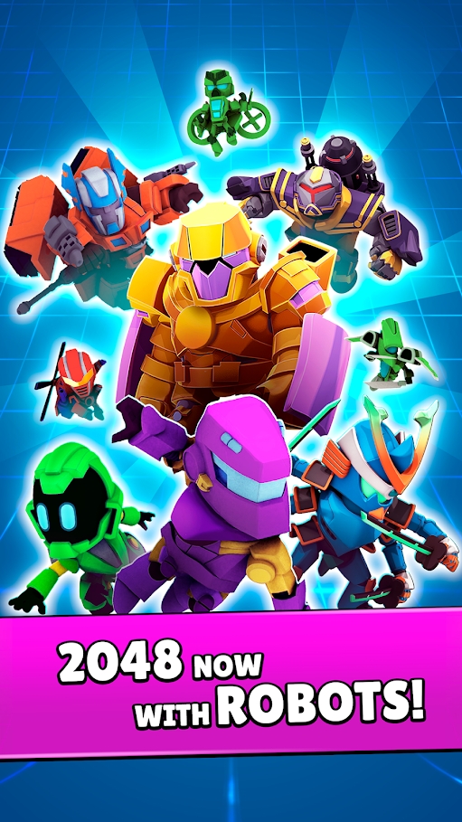 2048 Robots(2048机器人数字合并)