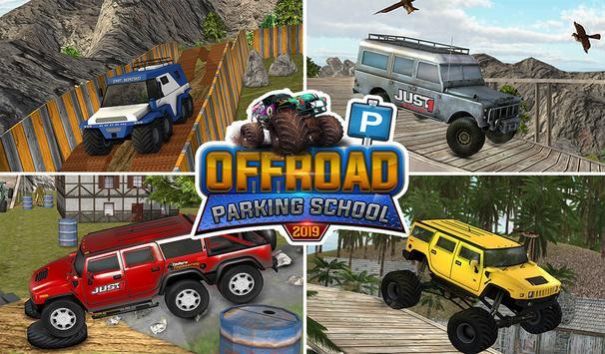 Offroad Jeep Parking School 2019: Car Driving Test