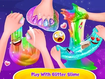 Makeup Slime(化妆黏液女孩时尚闪光黏液)