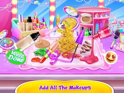 Makeup Slime(化妆黏液女孩时尚闪光黏液)