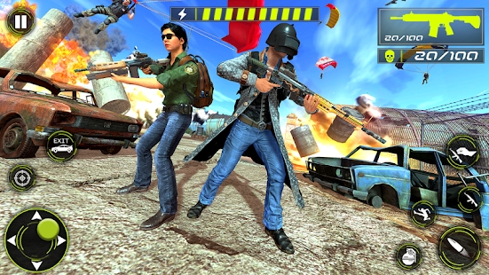 Online Gun Shooting Squad Battle 2020
