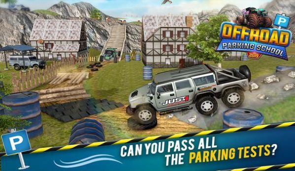 Offroad Jeep Parking School 2019: Car Driving Test