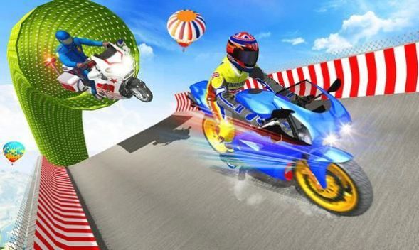 Police Bike Mega Ramp Stunts（警用摩托巨型坡道特技）