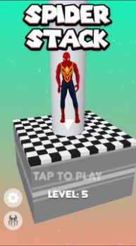 Spider Stack（超级蜘蛛侠螺旋崩溃3D）