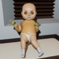 the baby in yellow
