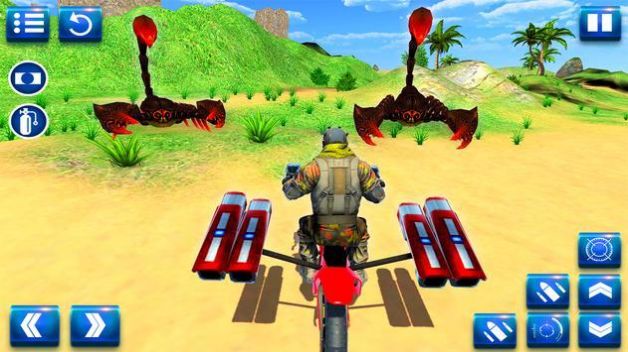 Motorbike Beach Fight - Bike Fighting Games