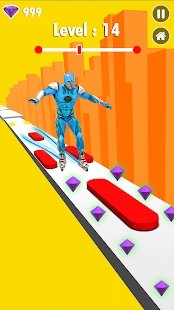 Superhero Sky Roller（超级英雄滑冰）