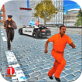 Drive Police Car Gangsters Chase Crime(驾驶警车歹徒追逐犯罪)