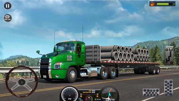 us heavy modern truck: new driving simulator 2020