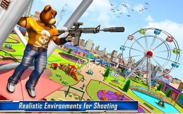 teddy bear gun strike（泰迪熊城市射击）