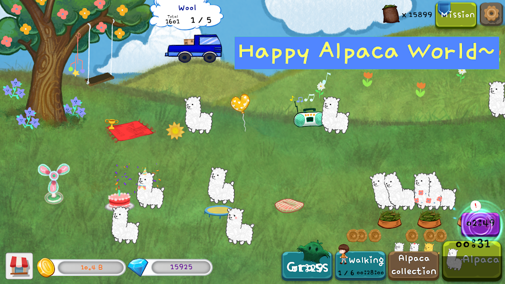 Alpaca Idle（偶尔养羊驼）