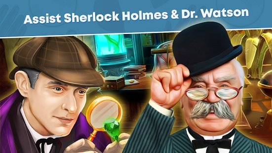 Sherlock Holmes and Watson Hidden Object Mysteries