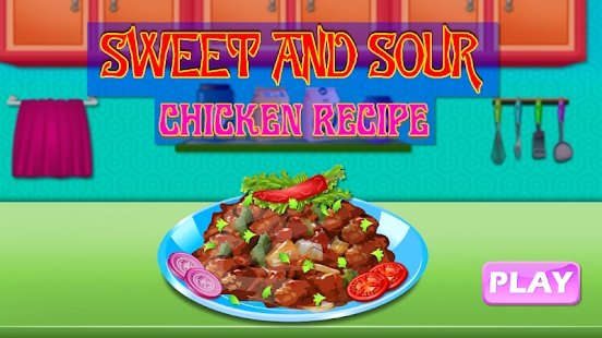 Sweet And Sour Chicken Recipe（烹饪超级糖醋鸡）