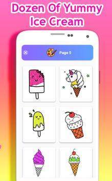 Glitter Ice Cream and Cup Cake Coloring Book