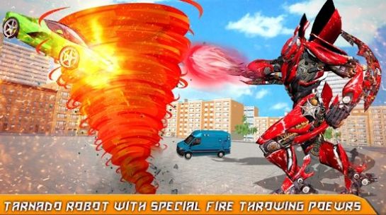 Tornado Robot Transform（龙卷风机器人汽车）