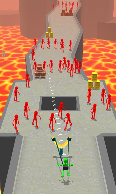 Slingshot Crusher : Crowd Stack（弹弓破碎机）