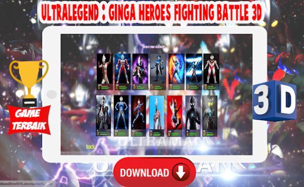 Ultralegend : Ginga Heroes Fighting Battle 3D