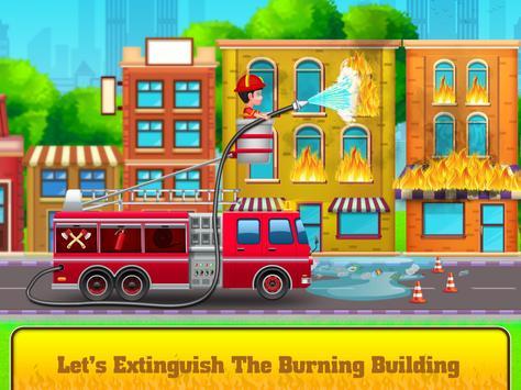 KidsFirefighterFireRescueAndCarWashGarage（消防救援和洗车）